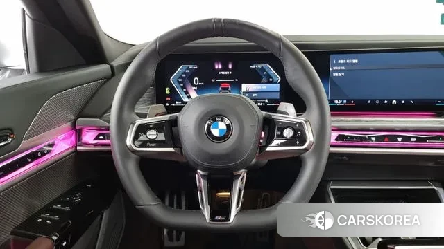 BMW 7 Series (G70) 2024 Черный из Кореи, фото 4