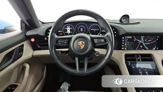 Porsche Taycan 2021 Небесно-голубой из Кореи, фото 4