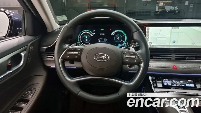Hyundai The New Grandeur IG Hybrid 2020 Синий из Кореи, фото 4