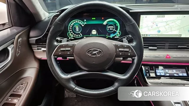 Hyundai The New Grandeur IG Hybrid 2021 Белый из Кореи, фото 4