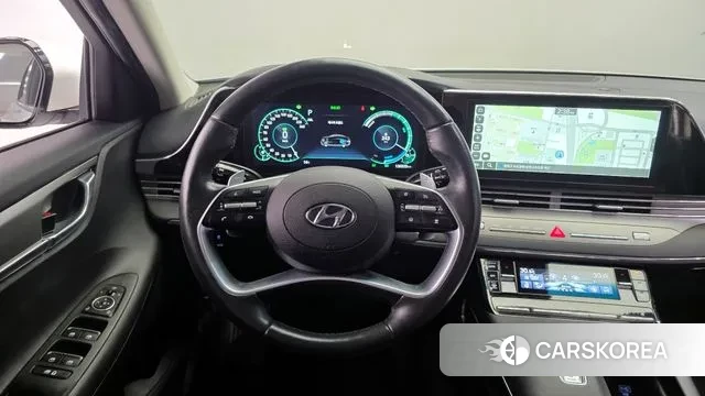 Hyundai The New Grandeur IG Hybrid 2021 Белый из Кореи, фото 4