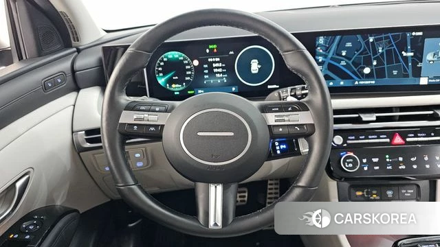 Hyundai The New Tucson Hybrid (NX4) 2024 Белый из Кореи, фото 4