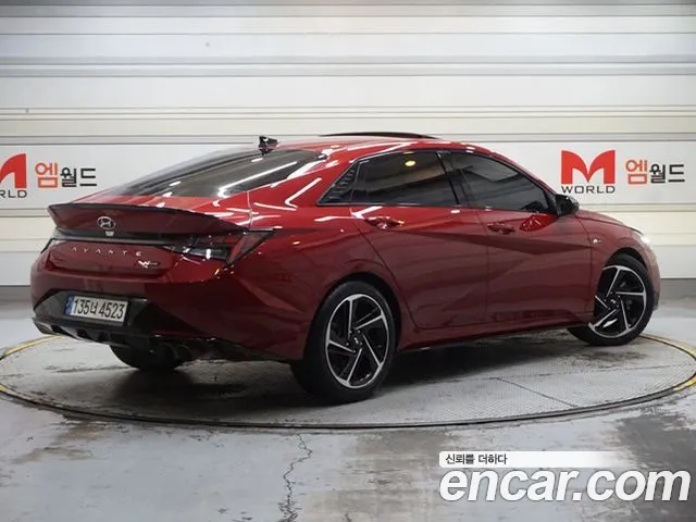 Hyundai Avante (CN7) 2020 Красный из Кореи, фото 4