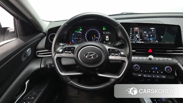 Hyundai Avante Hybrid (CN7) 2022 Белый из Кореи, фото 4