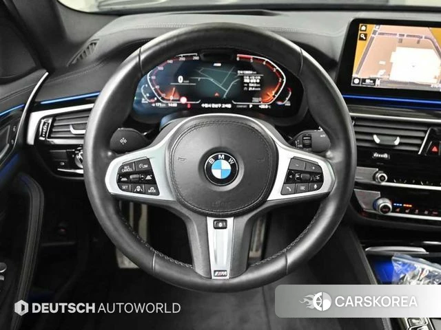 BMW 5 Series (G30) 2021 Черный из Кореи, фото 4
