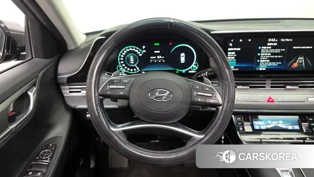 Hyundai The New Grandeur IG Hybrid 2021 Черный из Кореи, фото 4