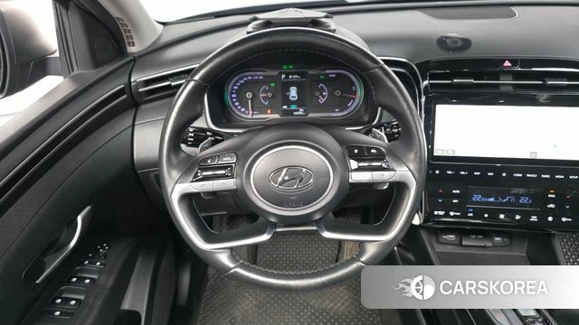 Hyundai Tucson Hybrid (NX4) 2021 Черный из Кореи, фото 4