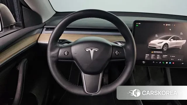 Tesla Model Y 2023 Белый из Кореи, фото 4