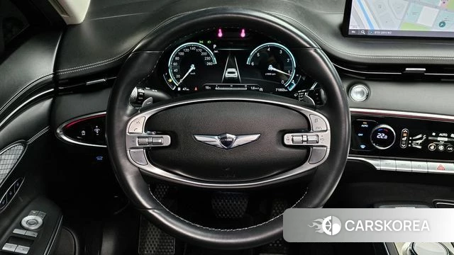 Genesis GV70 2021 Темно-зеленый из Кореи, фото 4