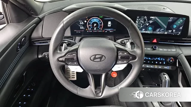 Hyundai The New Avante (CN7) 2024 Черный из Кореи, фото 4