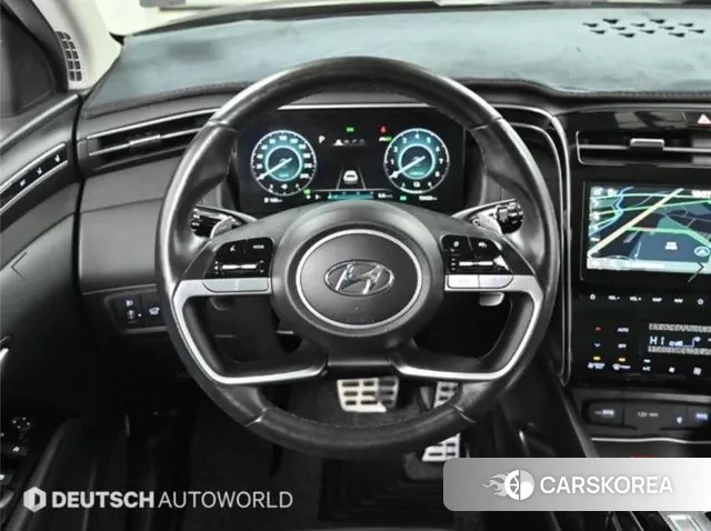 Hyundai Tucson Hybrid (NX4) 2021 Серый из Кореи, фото 4