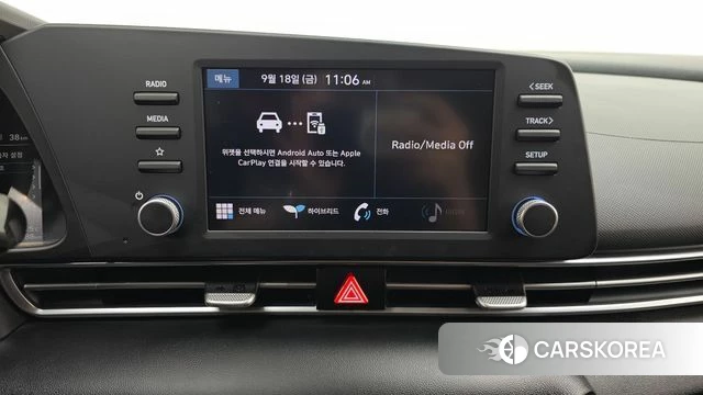 Hyundai Avante Hybrid (CN7) 2021 Белый из Кореи, фото 4