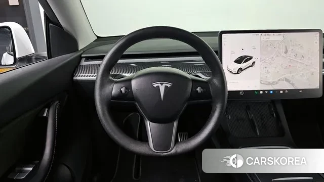 Tesla Model Y 2021 Белый из Кореи, фото 4