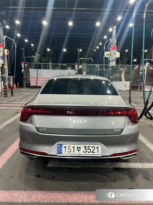 Kia K8 Hybrid 2022 Серебристо-серый из Кореи, фото 4
