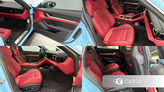 Porsche Taycan 2023 Небесно-голубой из Кореи, фото 4