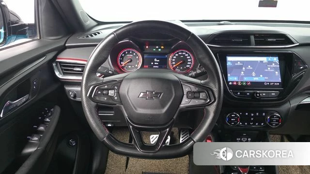 Chevrolet (GM Daewoo) Trailblazer 2021 Небесно-голубой из Кореи, фото 4