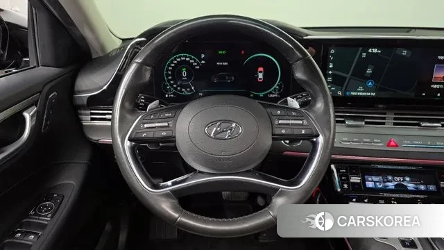 Hyundai The New Grandeur IG Hybrid 2020 Черный из Кореи, фото 4