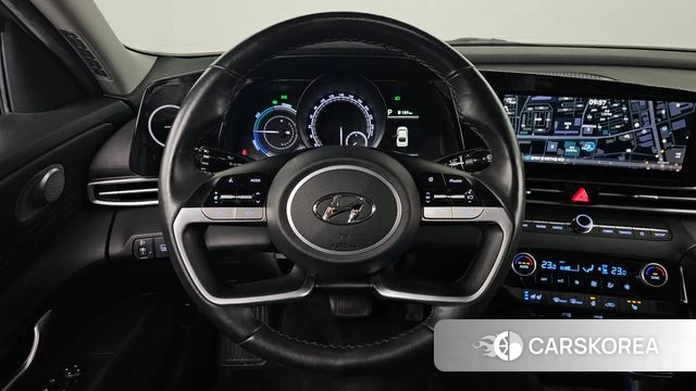 Hyundai Avante Hybrid (CN7) 2021 Серебристо-серый из Кореи, фото 4