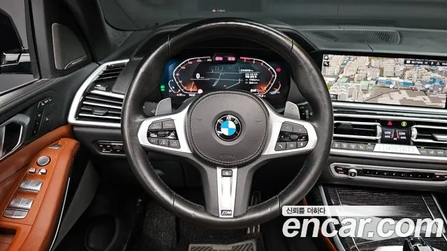 BMW X7 (G07) 2021 Черный из Кореи, фото 4