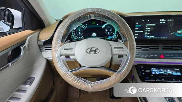 Hyundai The New Grandeur IG Hybrid 2021 Белый из Кореи, фото 4