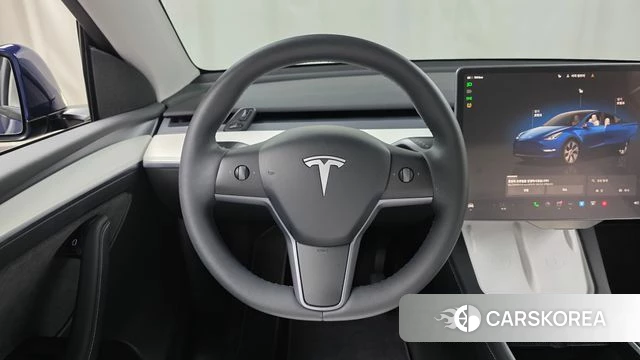 Tesla Model Y 2023 Синий из Кореи, фото 4