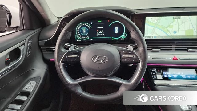 Hyundai The New Grandeur IG Hybrid 2021 Белый из Кореи, фото 4