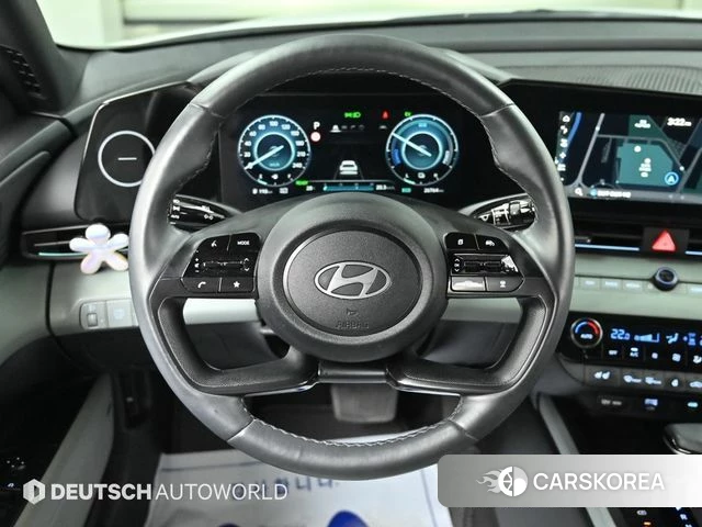 Hyundai The New Avante Hybrid (CN7) 2023 Белый из Кореи, фото 4