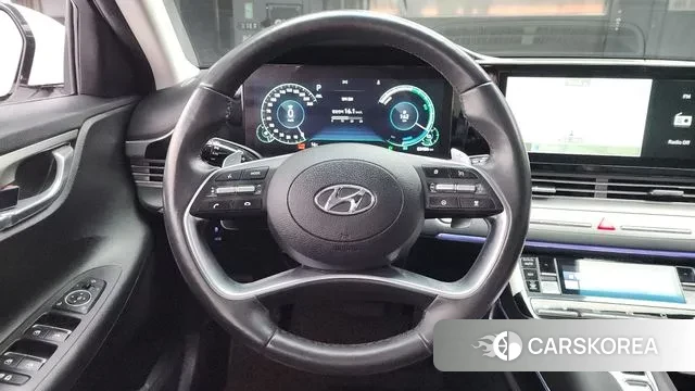 Hyundai The New Grandeur IG Hybrid 2021 Белый из Кореи, фото 4