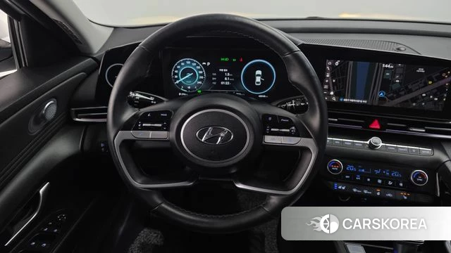 Hyundai Avante Hybrid (CN7) 2021 Белый из Кореи, фото 4