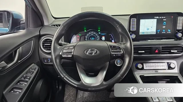 Hyundai Kona Electric 2019 Синий нефрит из Кореи, фото 4