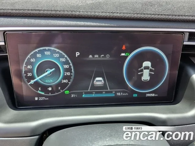 Hyundai Tucson Hybrid (NX4) 2022 Небесно-голубой из Кореи, фото 4