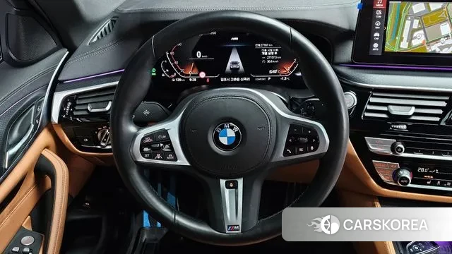 BMW 5 Series (G30) 2023 Черный из Кореи, фото 4