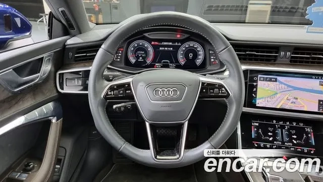 Audi A7 (4K) 2020 Синий из Кореи, фото 4