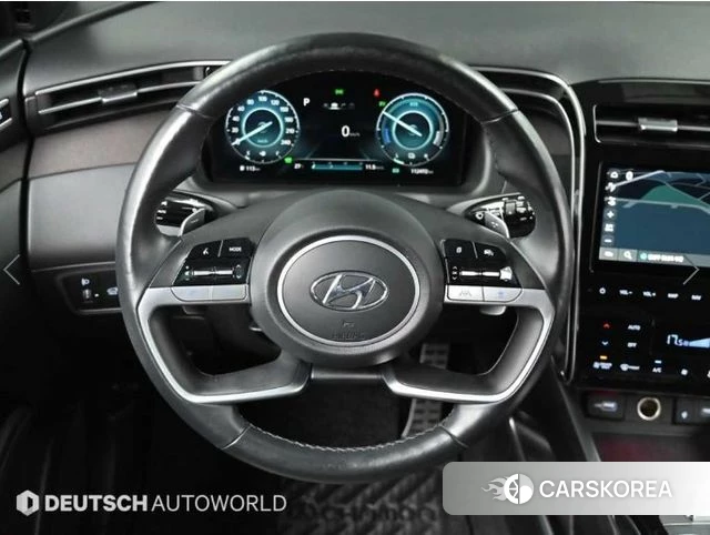 Hyundai Tucson Hybrid (NX4) 2020 Черный из Кореи, фото 4