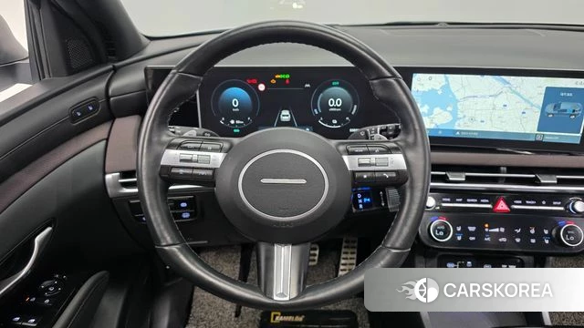 Hyundai The New Tucson Hybrid (NX4) 2024 Белый из Кореи, фото 4