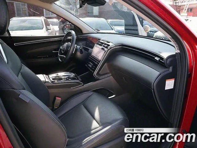 Hyundai Tucson Hybrid (NX4) 2021 Красный из Кореи, фото 4