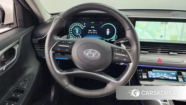 Hyundai The New Grandeur IG Hybrid 2021 Белый из Кореи, фото 4