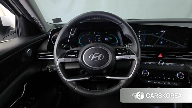 Hyundai The New Avante Hybrid (CN7) 2024 Белый из Кореи, фото 4