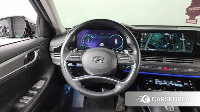 Hyundai The New Grandeur IG Hybrid 2020 Черный из Кореи, фото 4