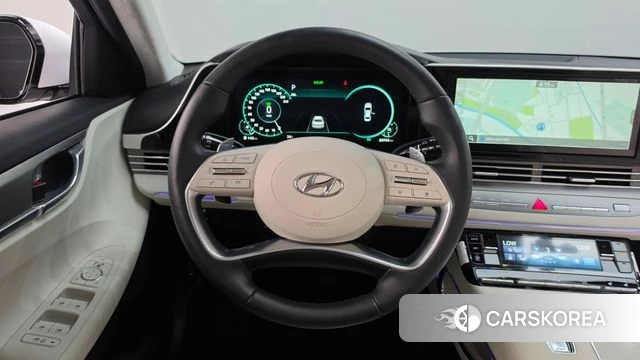 Hyundai The New Grandeur IG Hybrid 2022 Белый из Кореи, фото 4