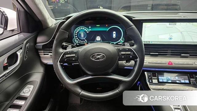 Hyundai The New Grandeur IG Hybrid 2022 Белый из Кореи, фото 4