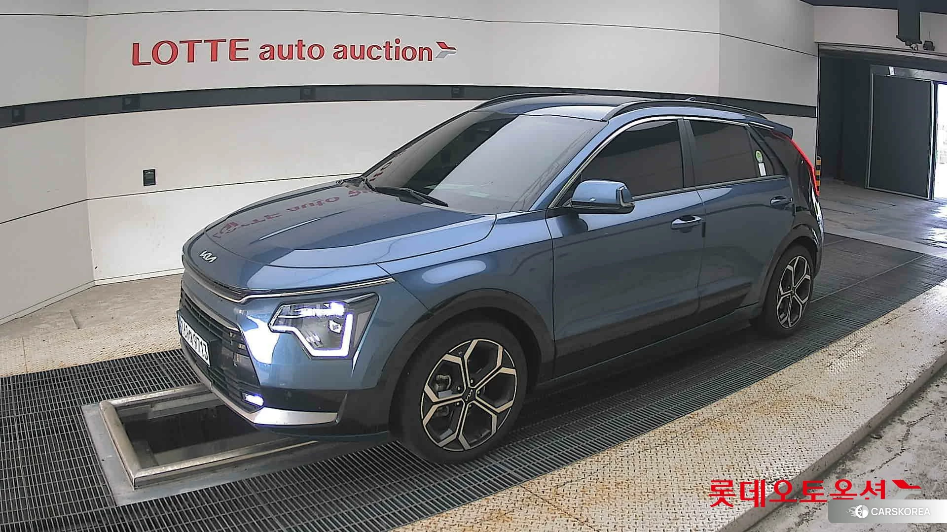 Kia Niro Hybrid 2022 Mineral Blue из Кореи, фото 4