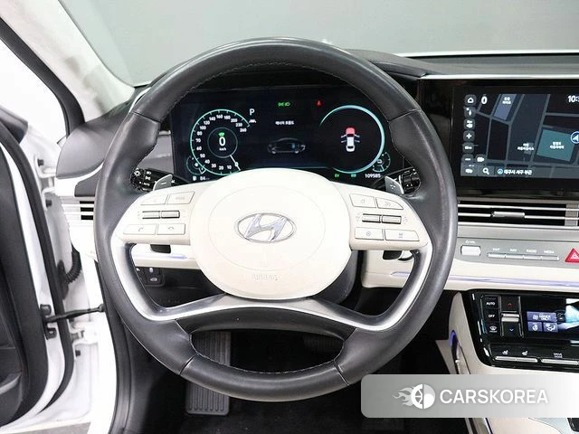 Hyundai The New Grandeur IG Hybrid 2022 Белый из Кореи, фото 4