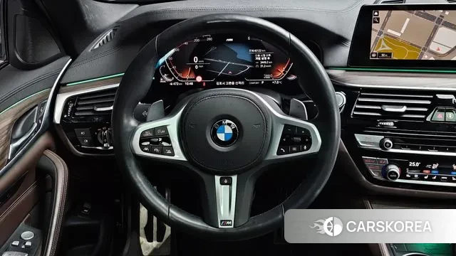 BMW 5 Series (G30) 2019 Черный из Кореи, фото 4