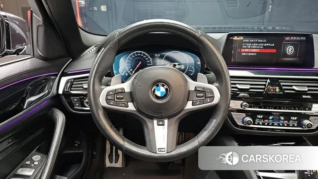 BMW 5 Series (G30) 2019 Черный из Кореи, фото 4