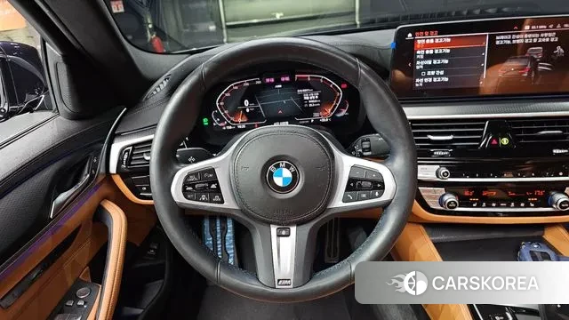 BMW 5 Series (G30) 2022 Синий из Кореи, фото 4