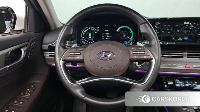 Hyundai The New Grandeur IG Hybrid 2020 Белый из Кореи, фото 4
