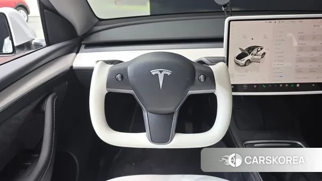 Tesla Model Y 2023 Белый из Кореи, фото 4