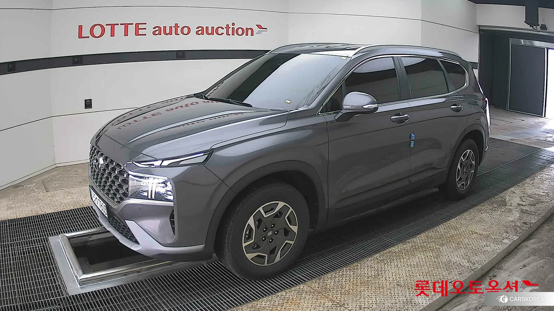 Hyundai Santa Fe Hybrid 2022 Magnetic Grey Metallic из Кореи, фото 4