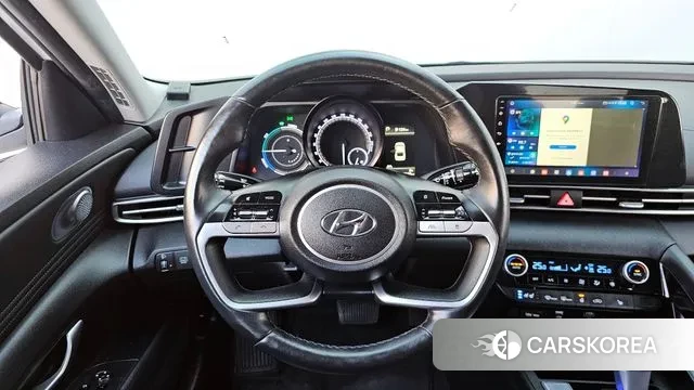 Hyundai Avante Hybrid (CN7) 2020 Белый из Кореи, фото 4